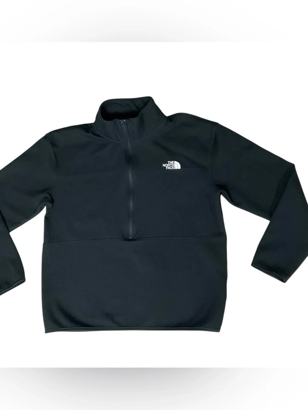 The North Face Double Knit 1/2 Zip Pullover Black Men Large like New